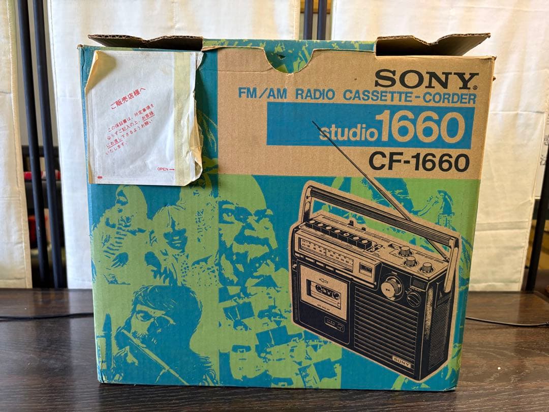 SONY CF-1660 ラジオ・カセットプレーヤー