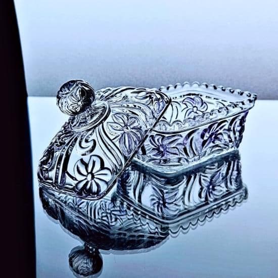 輝くオールドサンルイ すみれのボンボニエール コフレ【19世紀後半】