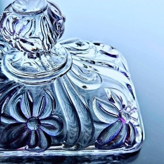 輝くオールドサンルイ すみれのボンボニエール コフレ【19世紀後半】