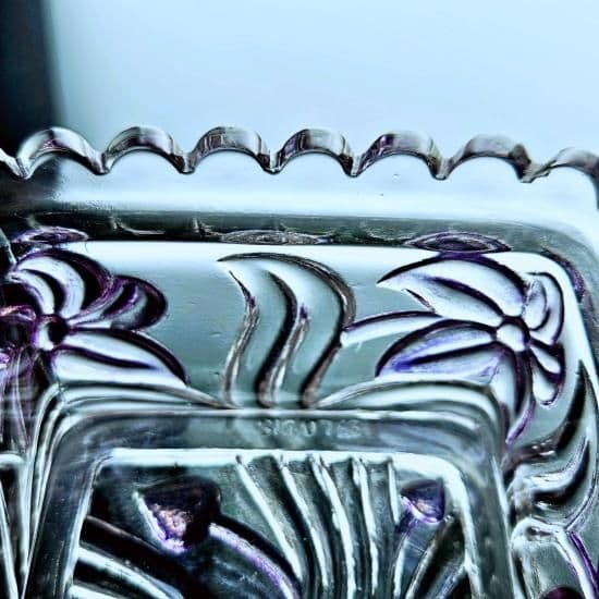 輝くオールドサンルイ すみれのボンボニエール コフレ【19世紀後半】