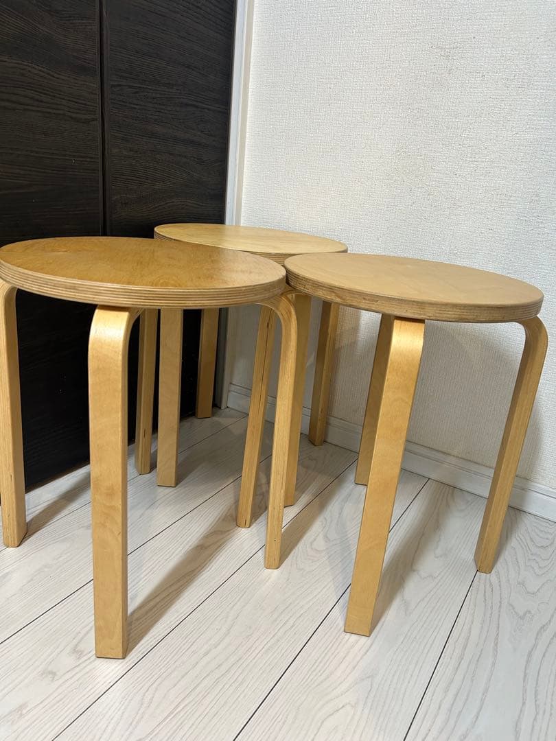 IKEA FROSTA スツール　3脚セット