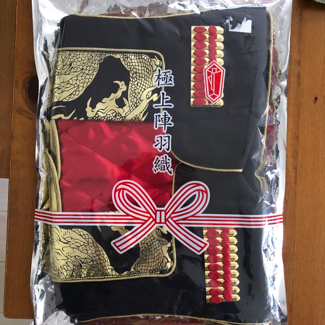 3点セット　五月人形　端午の節句　着用兜　上杉謙信　陣羽織　名前スタンド