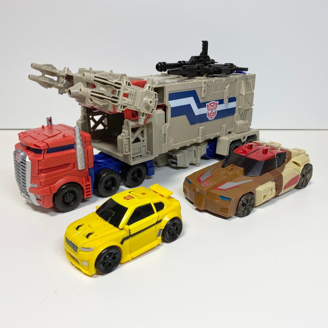 パワーマスターオプティマスプライム　バンブルビー　クロームドーム　セット
