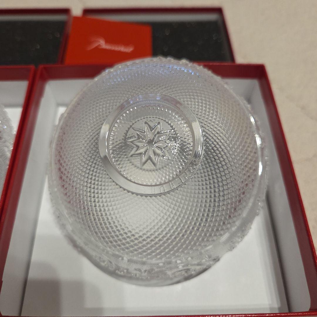 Baccarat クリスタルガラス ボウル 2個セット