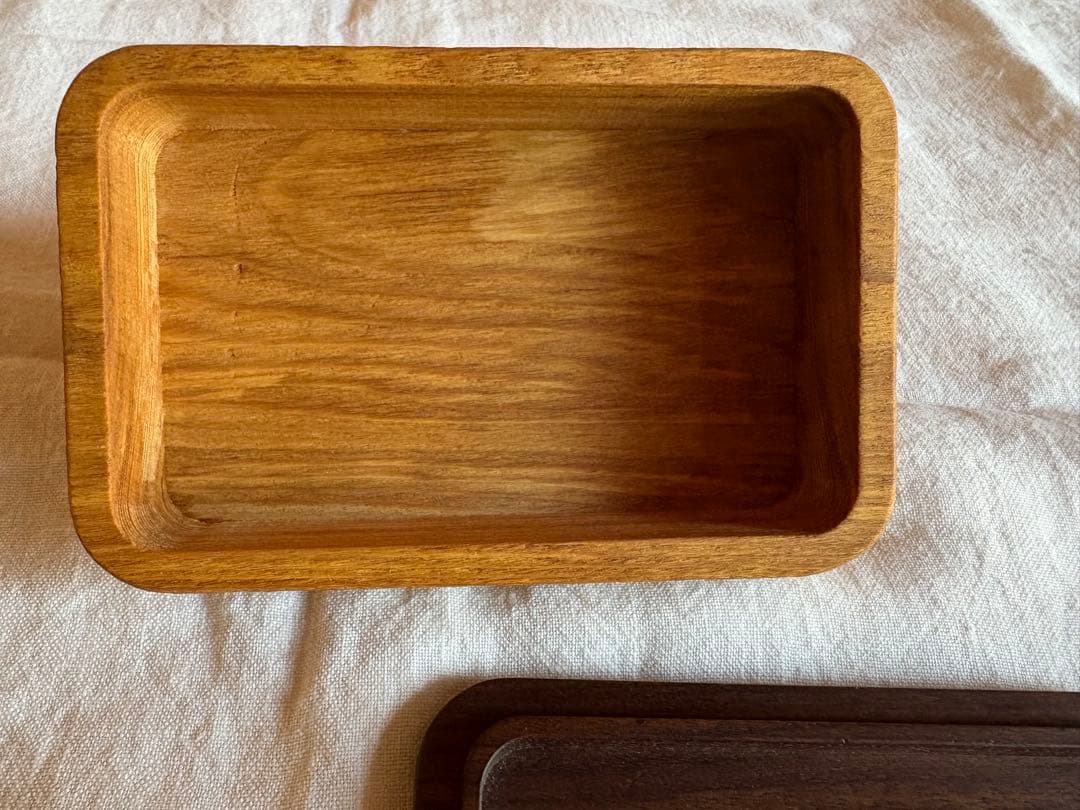 バターケース　湯浅ロベルト淳 クルミ　ウォルナット　ケース　作家