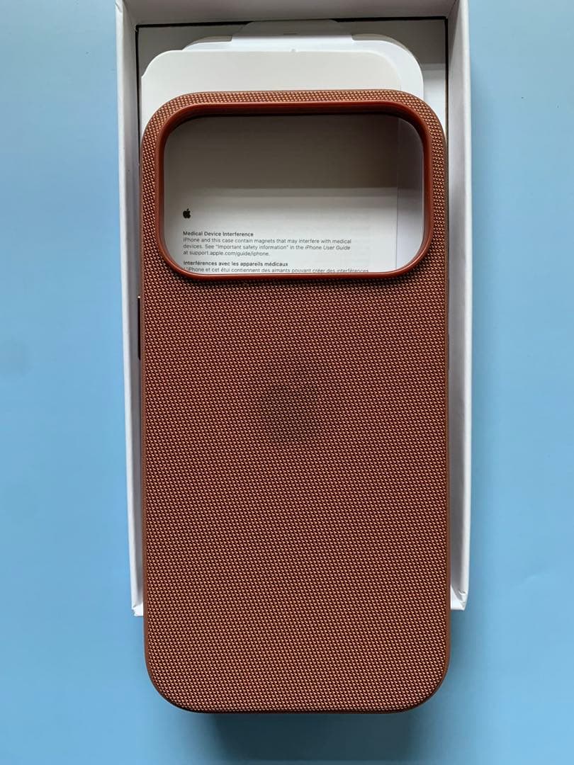 iPhone 17Pro テックウーブンケース 純正品美品 シエナ