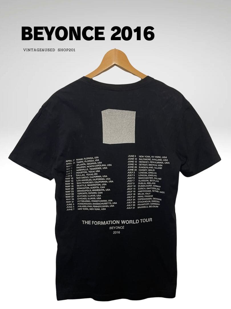 BEYONCÉ 2016 FORMATION WORLD TOUR ブラック S