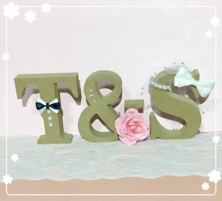 Shiori様確認用♡ウエディングバージョン・イニシャルオブジェ