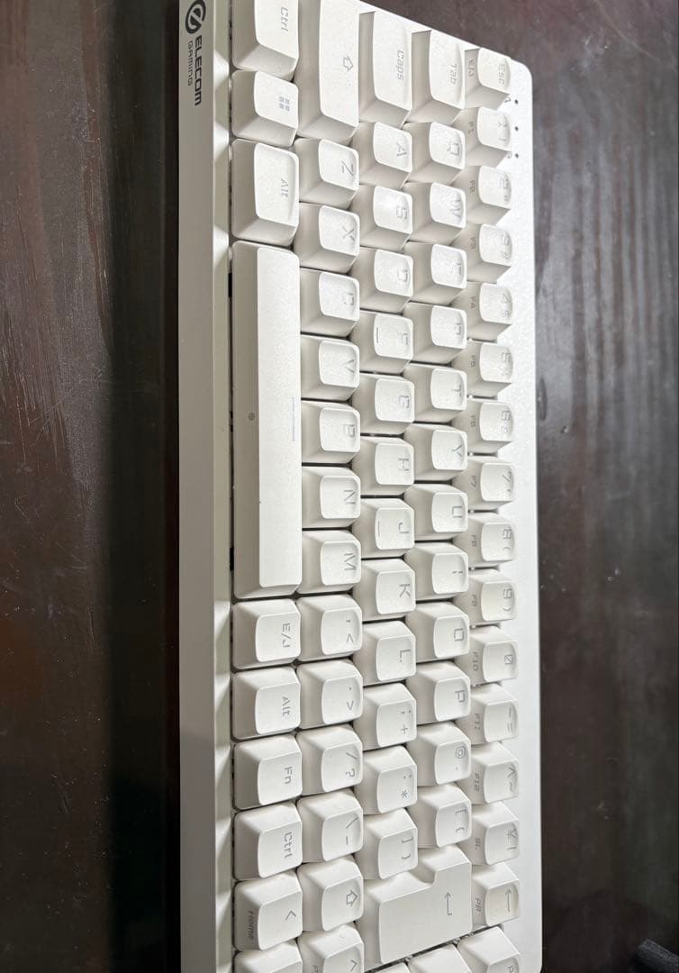 ELECOM VK600A ホワイト ラピットトリガー　ゲーミングキーボード