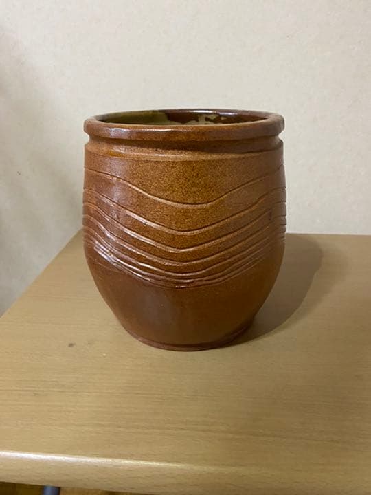 骨董品　茶色