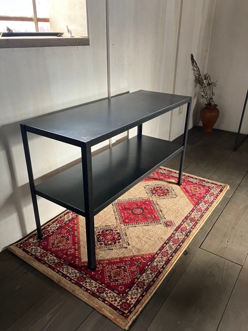 アイアンラック　黒皮鉄仕上げ　インダストリアル　　無骨