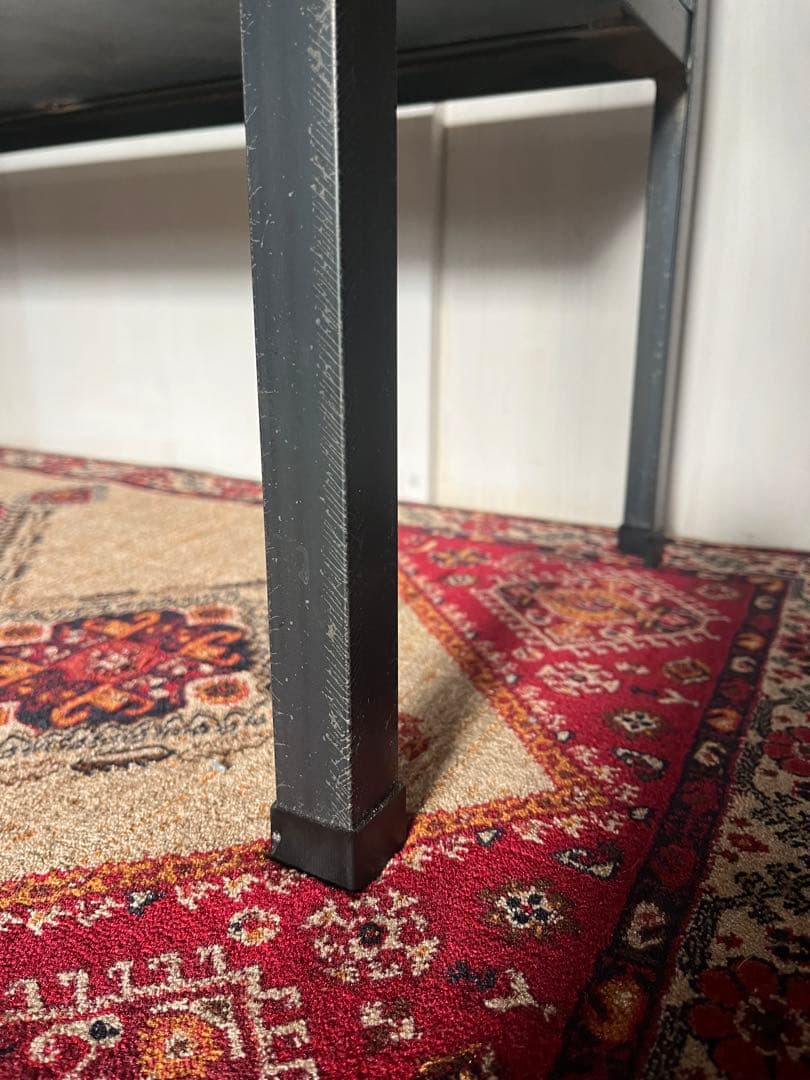 アイアンラック　黒皮鉄仕上げ　インダストリアル　　無骨