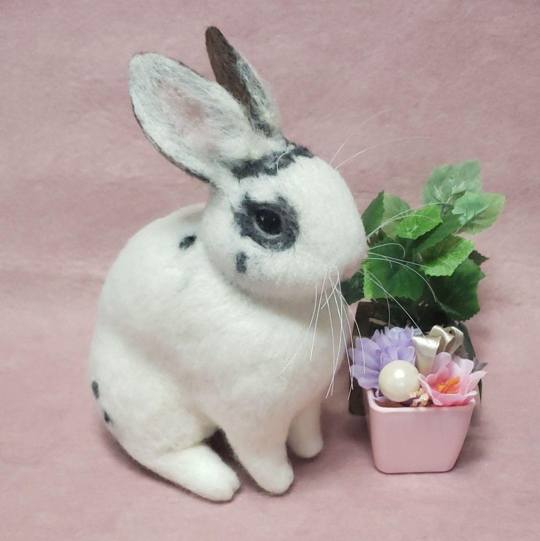 羊毛フェルト オーダー 「リアルで可愛いウサギちゃん」うちの子 ペット