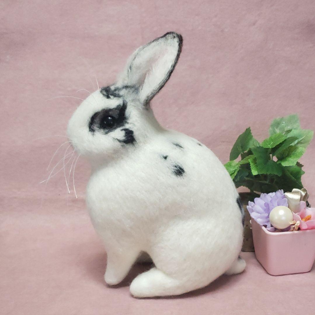 羊毛フェルト オーダー 「リアルで可愛いウサギちゃん」うちの子 ペット