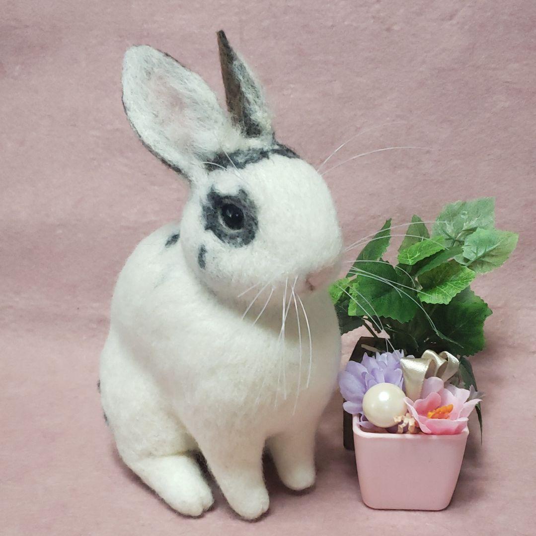 羊毛フェルト オーダー 「リアルで可愛いウサギちゃん」うちの子 ペット