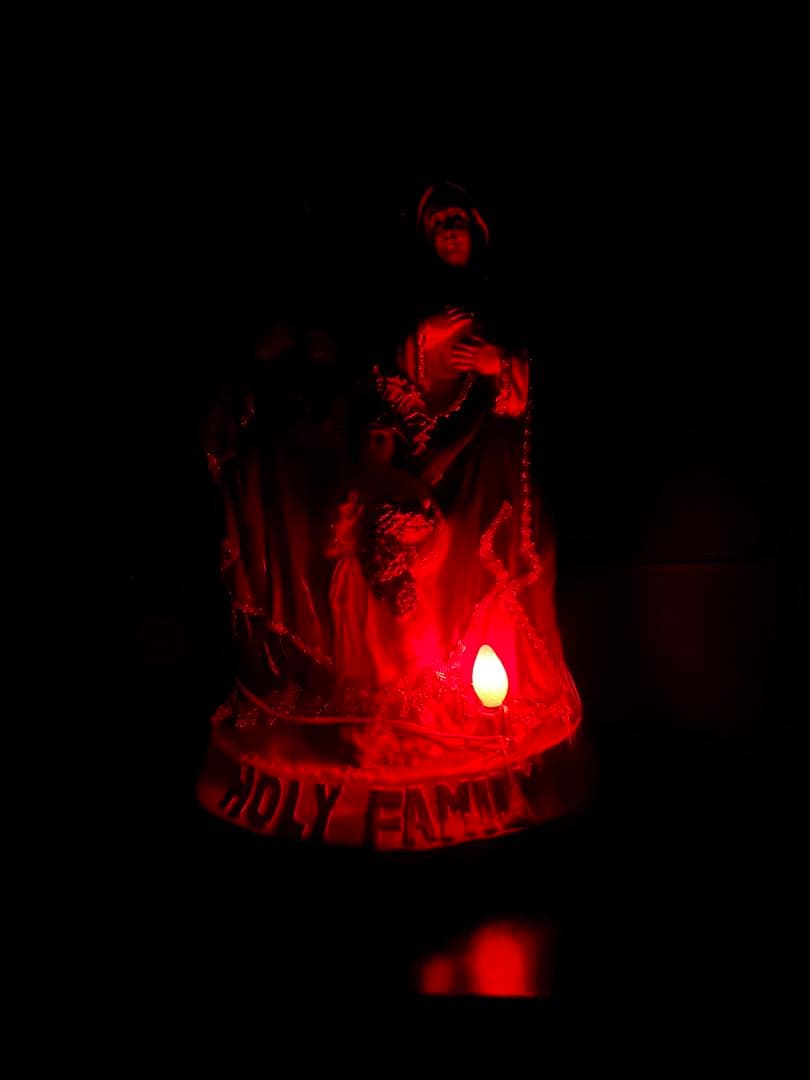 HOLY FAMILY 聖家族 ライト点灯 47cm チカーノ メキシコ 宗教像