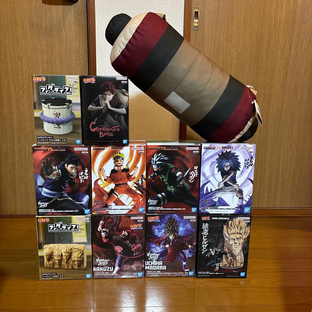 NARUTO ナルト フィギュア10個＋ぬいぐるみセット