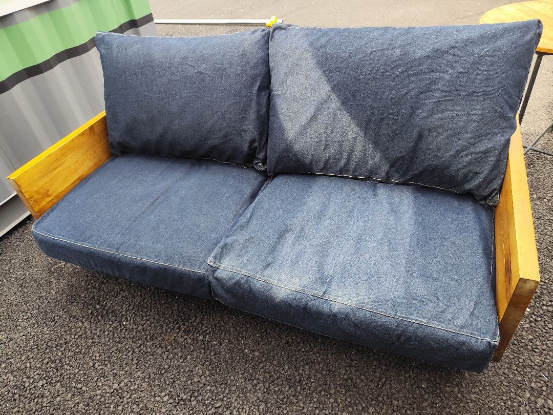 【関東圏限定】KLUB14 RIGID DENIM SOFA 2人掛け