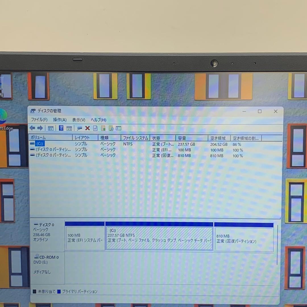 Windowsノート本体 NEC VersaPro i3-1115G4 8GB SSD256GB