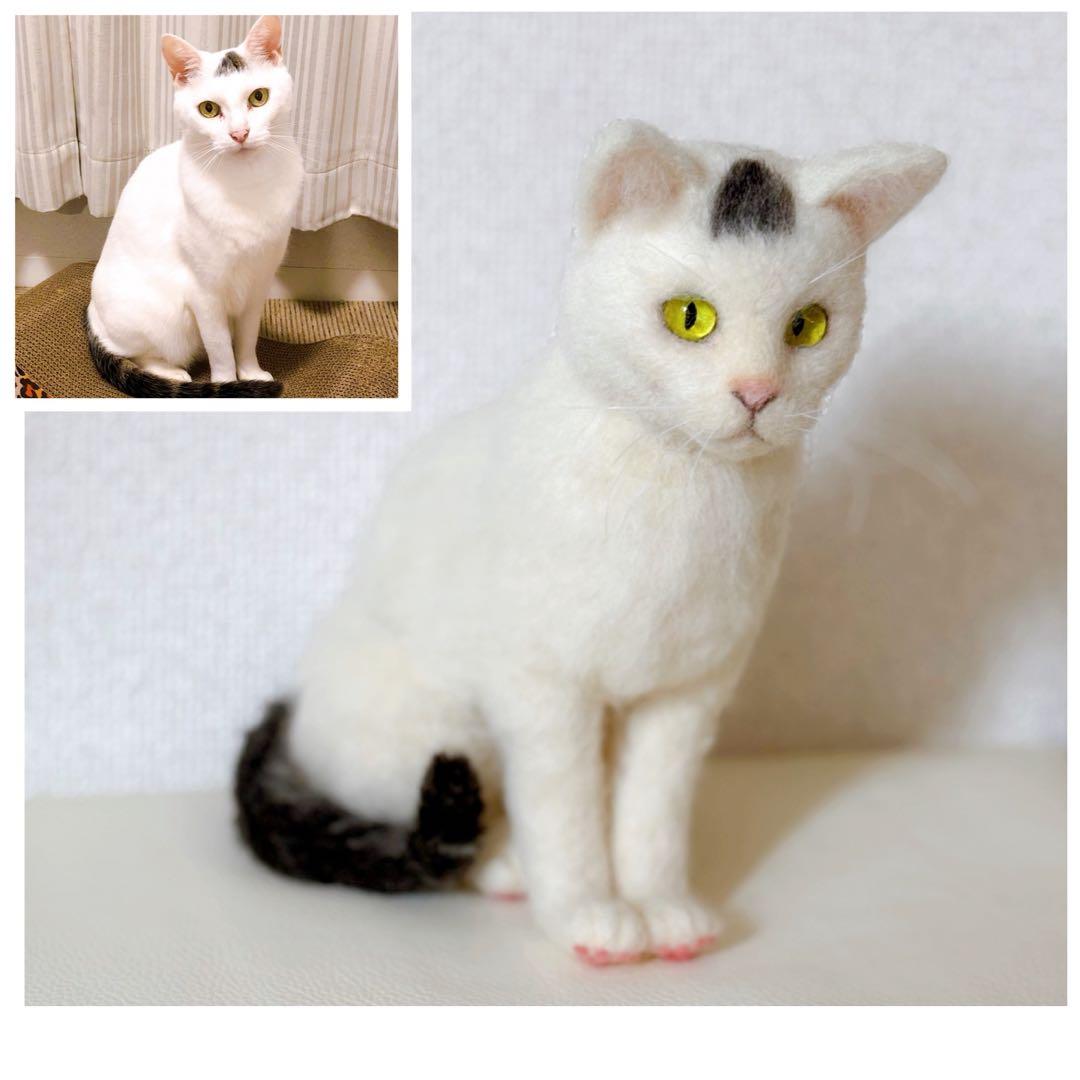 【専用】羊毛フェルト猫 リアル猫ちゃん　ハンドメイドcats felt