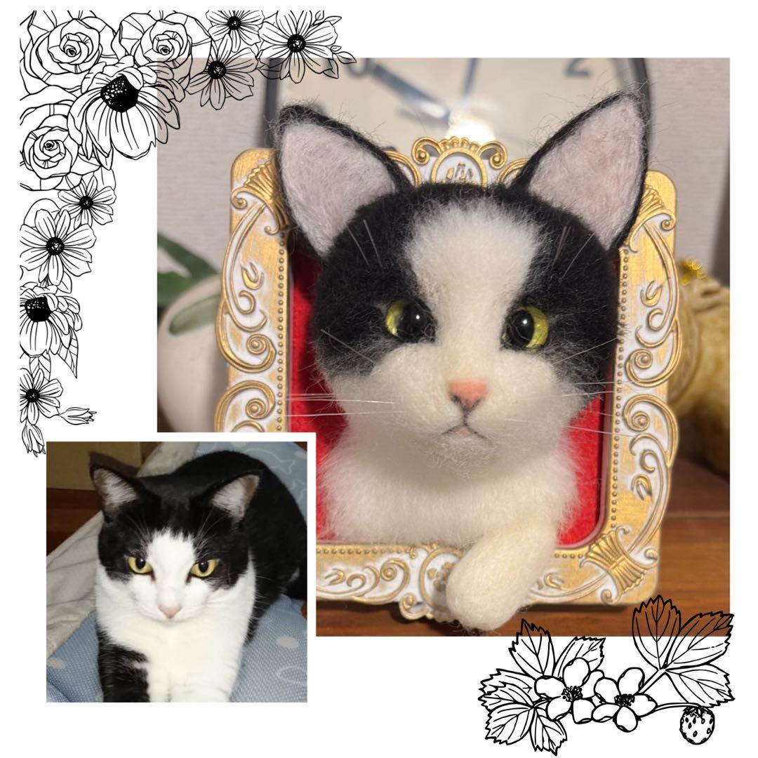 【専用】羊毛フェルト猫 リアル猫ちゃん　ハンドメイドcats felt