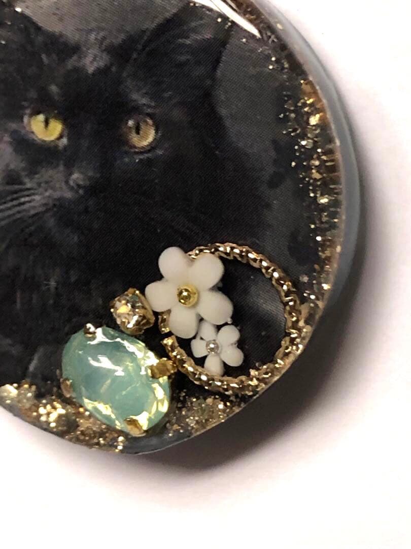 レジンヘアゴムNO.280 おすまし猫ちゃん