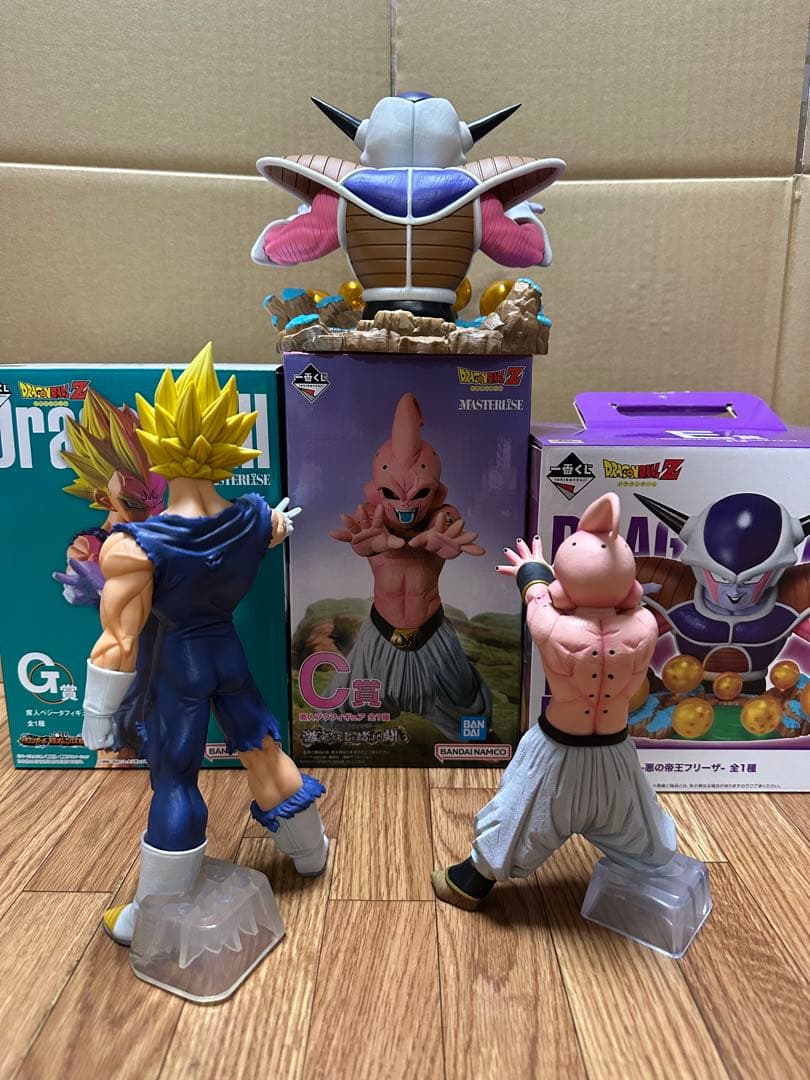 一番くじ ドラゴンボール MASTERLISE 魔人ベジータ ブウ フリーザ