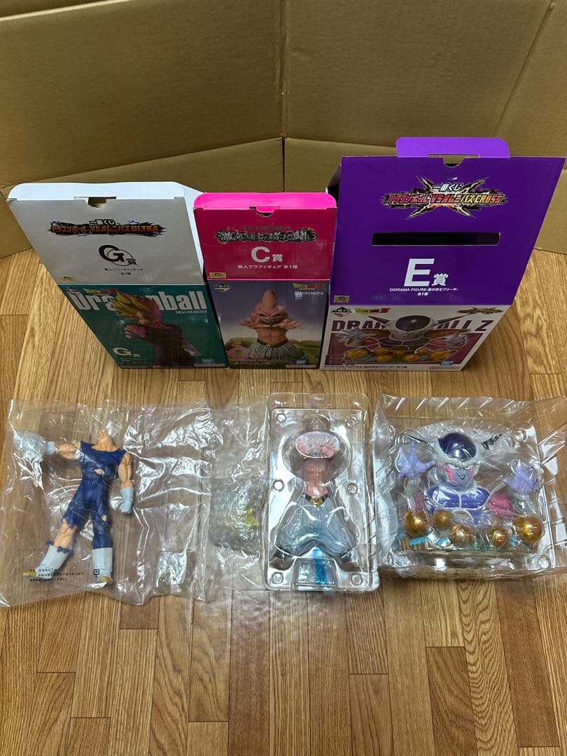 一番くじ ドラゴンボール MASTERLISE 魔人ベジータ ブウ フリーザ