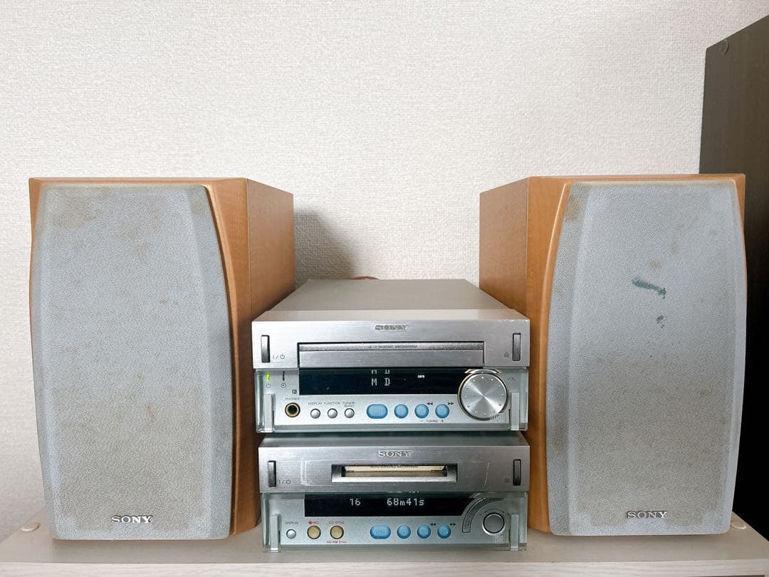 SONY CD MDコンポ　日本製　JMD-7 ビンテージ