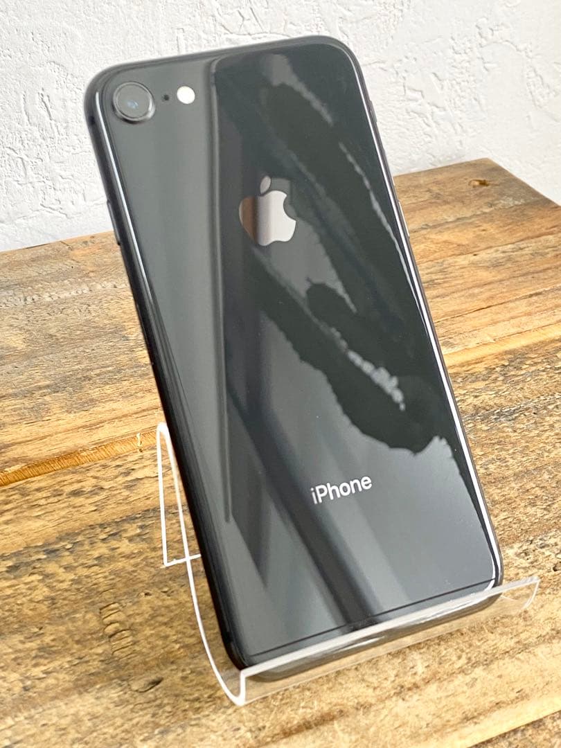 iPhone8 64GB 本体のみ グレイ NQ782J/A B88％ 送無