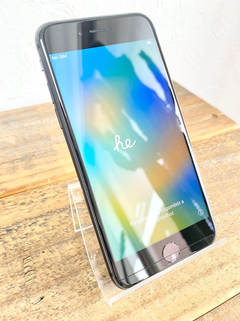iPhone8 64GB 本体のみ グレイ NQ782J/A B88％ 送無