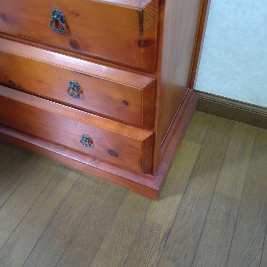 アンティーク風　木製タンス