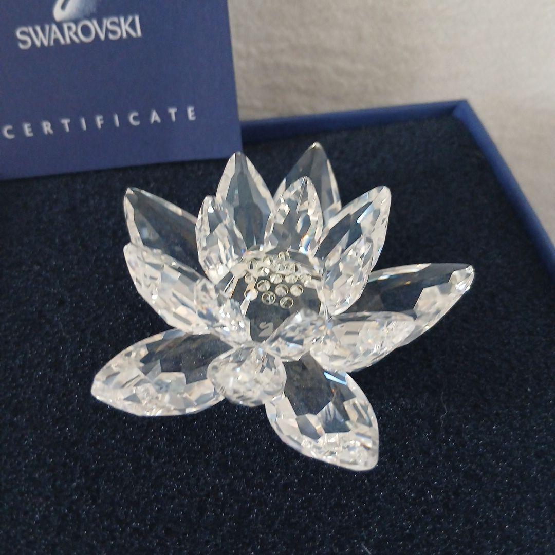 スワロフスキー SWAROVSKI スイレン 水蓮 フィギュリン 廃盤