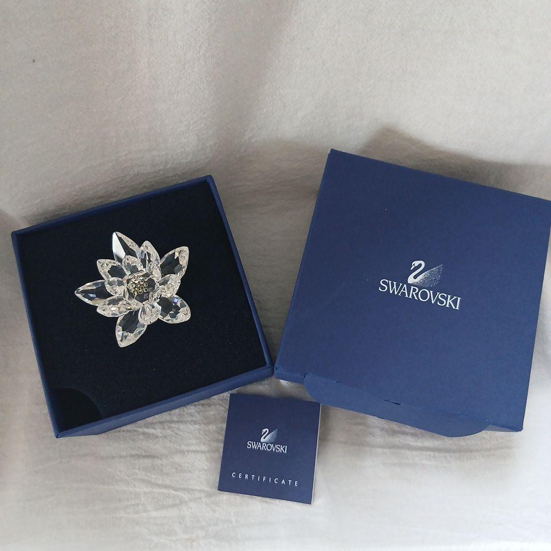スワロフスキー SWAROVSKI スイレン 水蓮 フィギュリン 廃盤