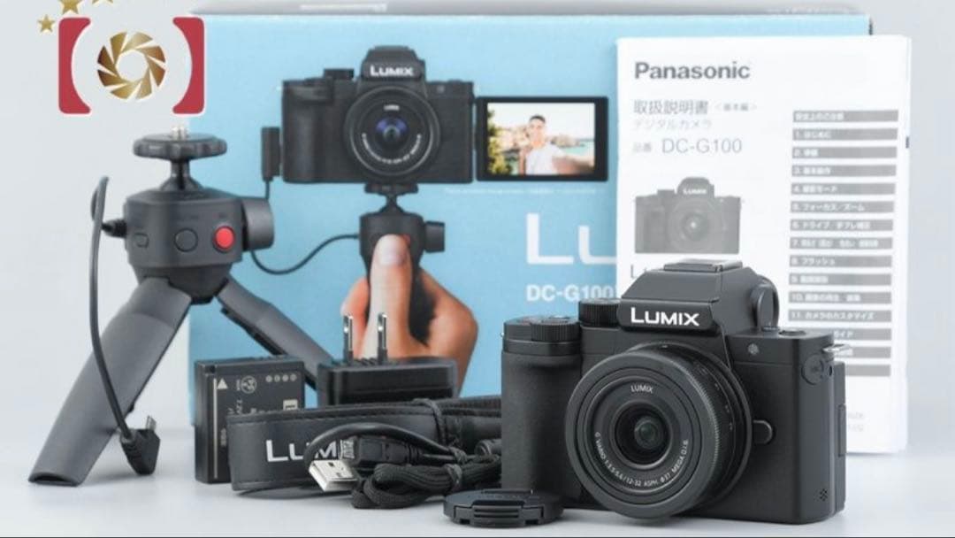 【美品】LUMIX DC-G100V ミラーレス コンパクト一眼