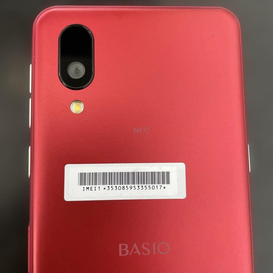 SHARP BASIO active 64GB 赤　スマートフォン