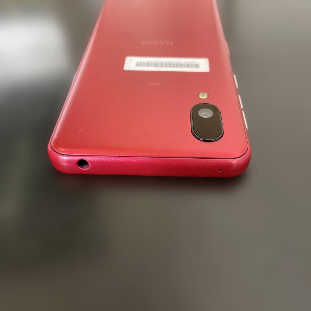 SHARP BASIO active 64GB 赤　スマートフォン