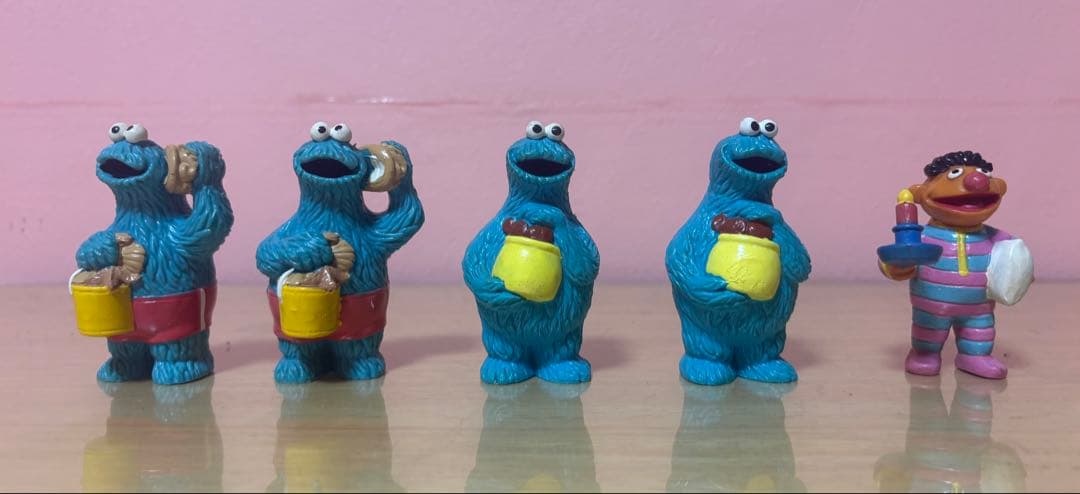 ヴィンテージ ビッグバード•クッキーモンスター •アーニーフィギュア10体セット