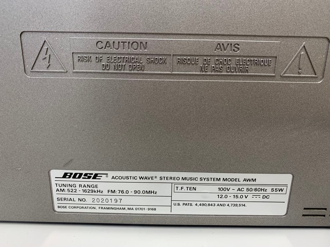 BOSE WAVE MODEL AWM ゴールド