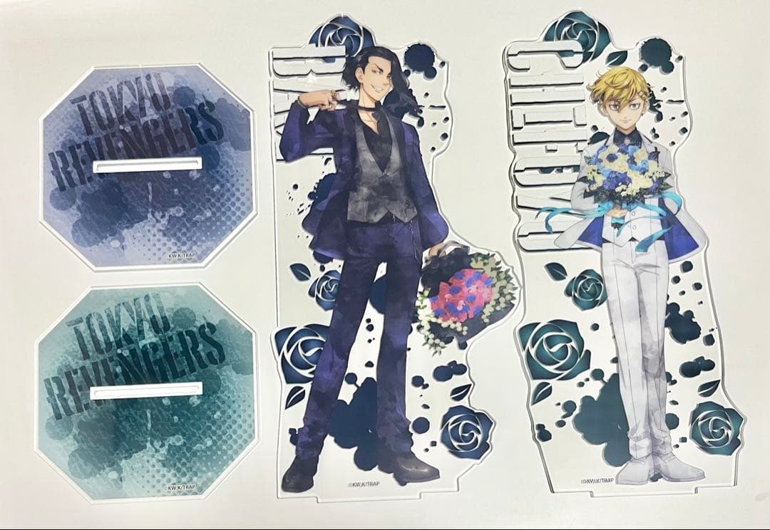 東京卍リベンジャーズ 場地圭介 松野千冬 くじ 原画展 アクリルスタンド