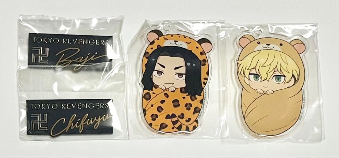 東京卍リベンジャーズ 場地圭介 松野千冬 くじ 原画展 アクリルスタンド