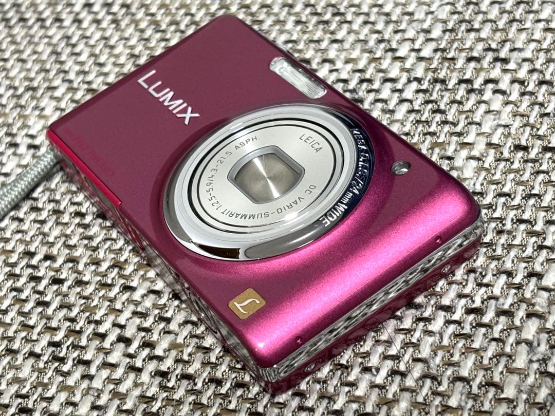 バッテリー2個★パナソニック★デジタルカメラ★ルミックスFX77★ピンク