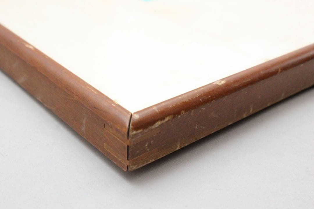 No2307 額装　牛島憲之「墨東」　木版画　直筆サイン　真作　風景画　送料無料