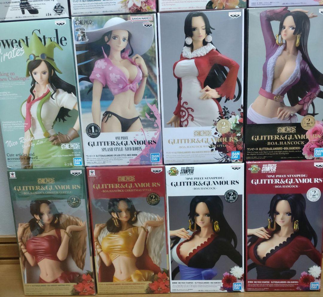 ボア・ハンコック フィギュアセット GLITTER & GLAMOURS　他多数