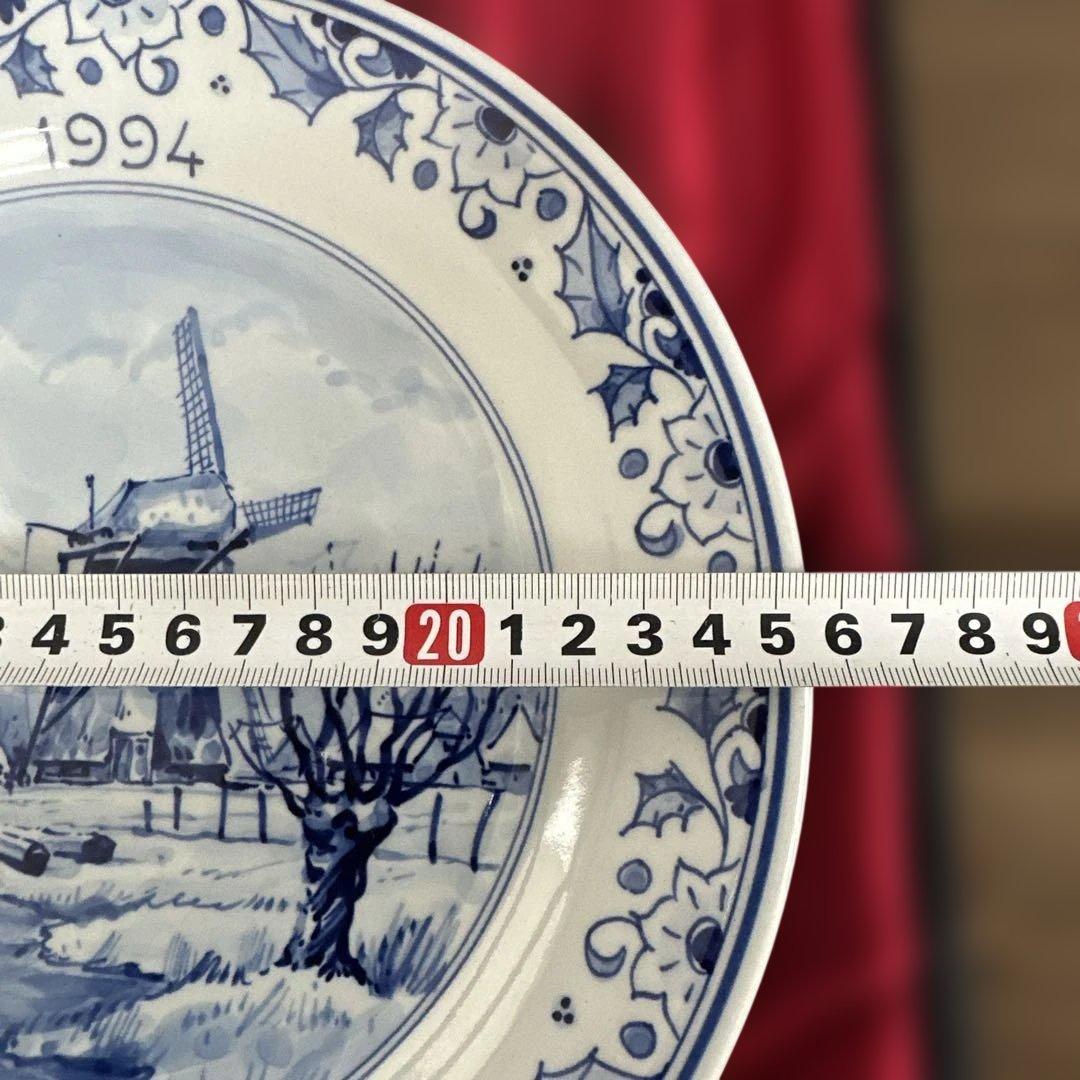 「ロイヤル・デルフト」クリスマスプレート1994