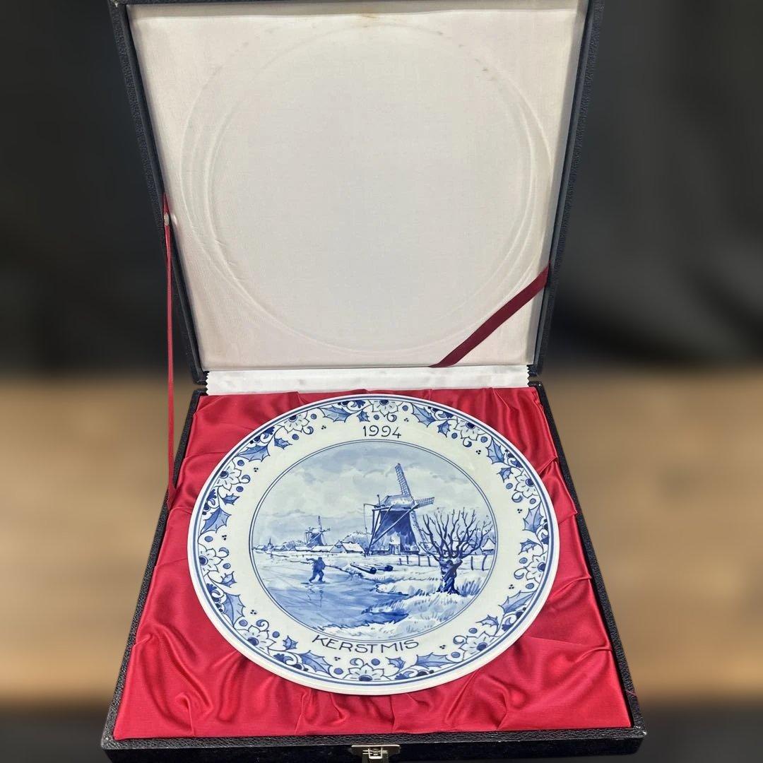 「ロイヤル・デルフト」クリスマスプレート1994