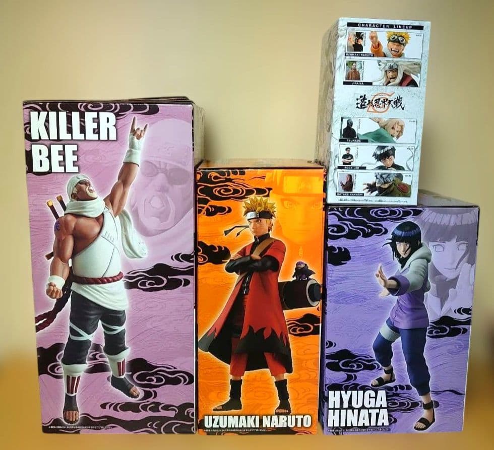 一番くじ ナルト 疾風伝 A賞 うずまきナルト B賞 ヒナタ D賞 キラービー