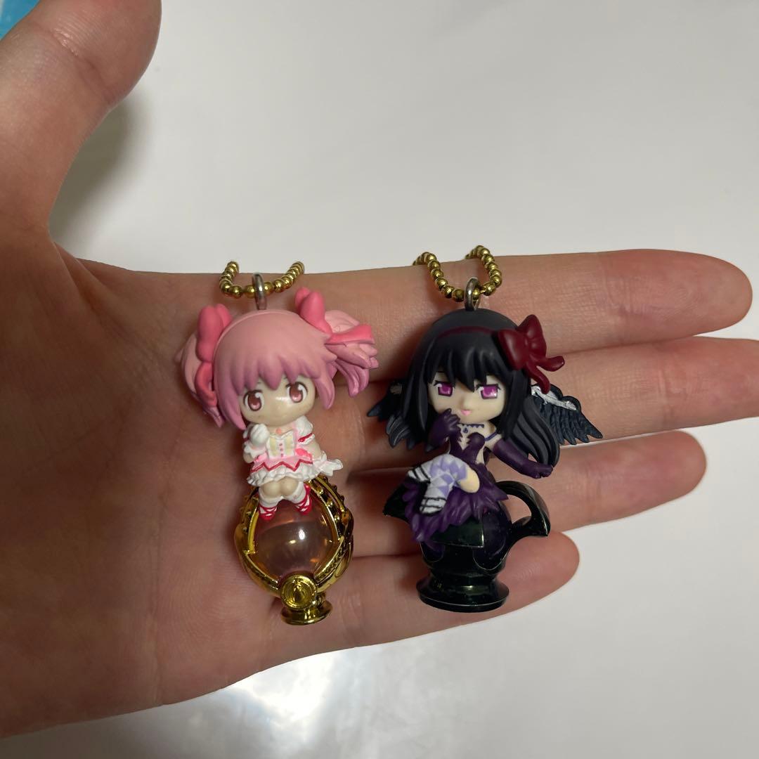 まどマギ まどか ほむら フィギュアキーホルダー マスコット 2点セット