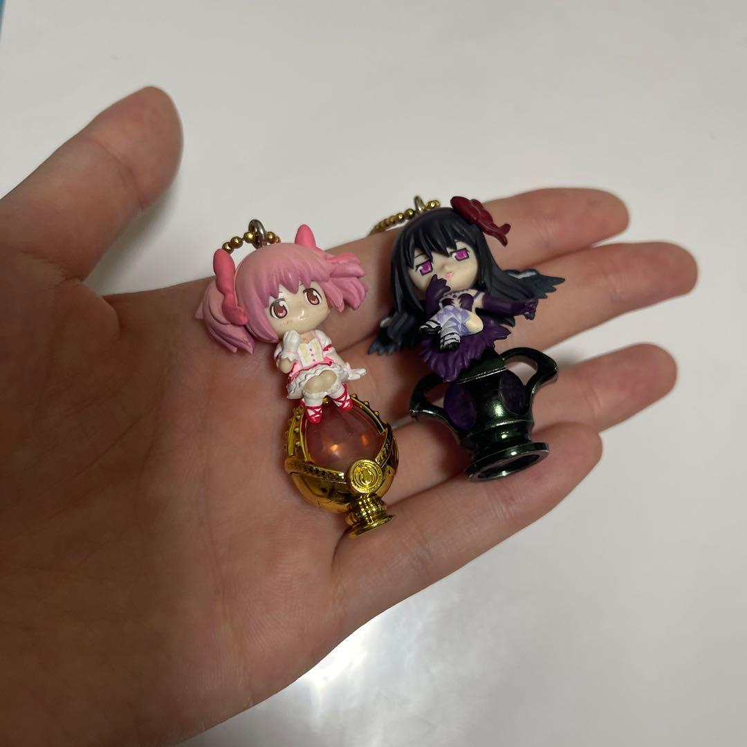 まどマギ まどか ほむら フィギュアキーホルダー マスコット 2点セット