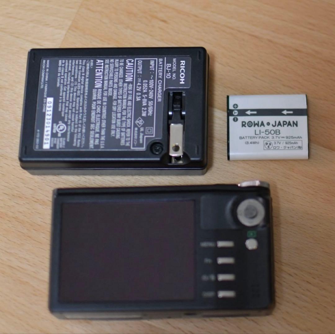 リコー CX3 コンパクトデジタルカメラ　黒　日付以外完動品